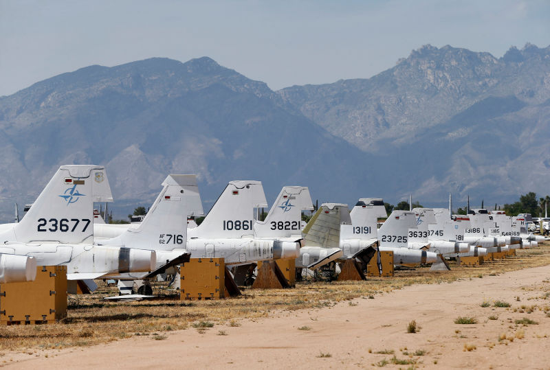 Aviones Northrop T-38 Talon de entrenamiento de las fuerzas aéreas estadounidenses
